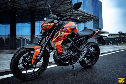 YAMAHA MT15 - 01 wrap orange