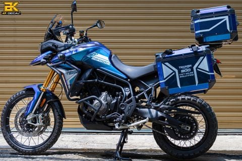 TRIUMPH TIGER 900 RALLY PRO - 5324 wrap chuyển sắc titan purple