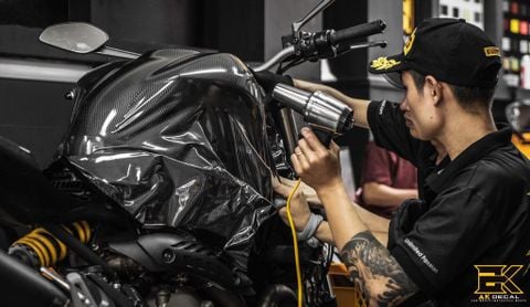 DUCATI MONSTER - 010 wrap black carbon