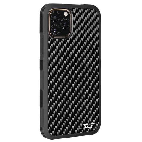 IPHONE 11 PRO REAL CARBON FIBER CASE ARMOR SERIES