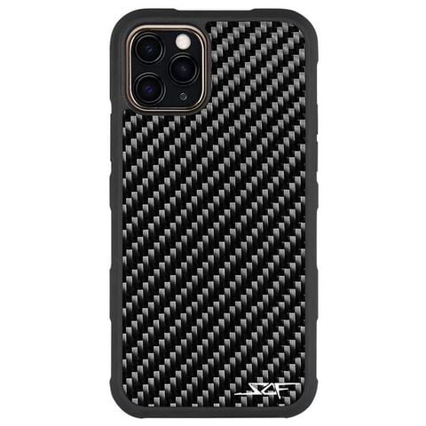 IPHONE 11 PRO MAX REAL CARBON FIBER CASE ARMOR SERIES