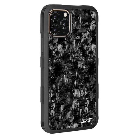 IPHONE 11 PRO REAL FORGED CARBON FIBER CASE ARMOR SERIES