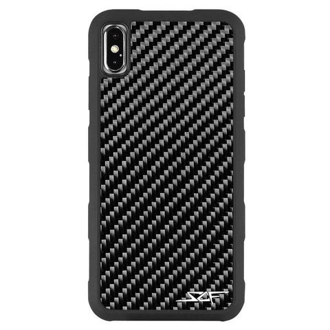 IPHONE XS MAX REAL CARBON FIBER CASE ARMOR SERIES