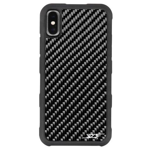 IPHONE X & XS REAL CARBON FIBER CASE ARMOR SERIES