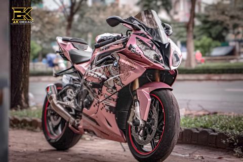 BMW S1000RR - 201021 - 2016 wrap pink