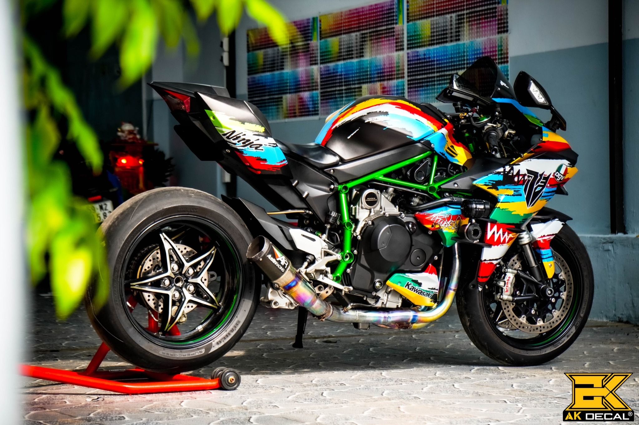 その他 6 KAWASAKI NINJA H2 - 150723 – AK DECAL