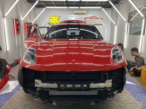 PORSCHE MACAN - 02 WRAP RED