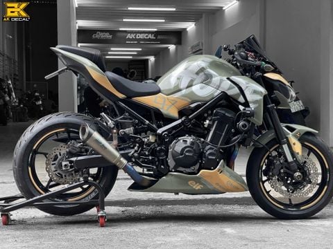 KAWASAKI Z900 - 13424 wrap green khaki