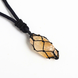 Vòng Cổ Macrame đá Tự Nhiên Cho Nam