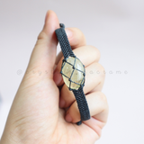 Vòng tay Macrame đá mài Citrine - Thạch Anh Vàng kiểu Unisex cho Nam và Nữ