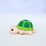 Con rùa amigurumi làm thủ công bằng len, tiny crochet aminimal