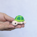 Con rùa amigurumi làm thủ công bằng len, tiny crochet aminimal