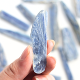 Tinh thể raw blue Kyanite thô tự nhiên để sưu tầm và đặt bàn, năng lượng tích cực mạnh và giúp kết nối