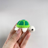 Con rùa amigurumi làm thủ công bằng len, tiny crochet aminimal