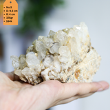 Hốc tinh thể thạch anh trắng tự nhiên - Clear quartz cluster
