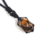 Vòng Cổ Macrame đá Tự Nhiên Cho Nam