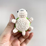 Con rùa amigurumi làm thủ công bằng len, tiny crochet aminimal