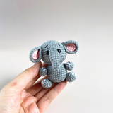 Con voi amigurumi làm thủ công bằng len, quà tặng dễ thương, tiny crochet