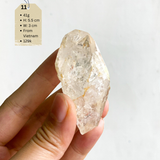 Đá thạch anh trắng thô tự nhiên 100% - raw clear quartz