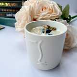 Nến thơm năng lượng đá mùi gỗ trầm - Smoked Oud scented candle size nhỏ