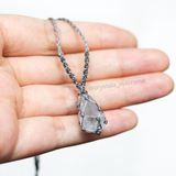 Vòng cổ đá thô Celestite