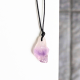 Vòng cổ minimalist đá thạch anh tím - Amethyst