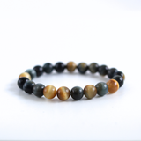 vòng tay hạt đá măt hổ xanh