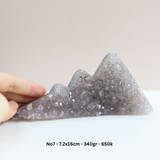 Hốc đá thạch anh tím biến thể độc đáo, năng lượng bình yên - Special Amethyst cluster