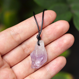 Vòng cổ minimalist đá thạch anh tím - Amethyst