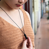 Vòng Cổ Macrame Bọc Nửa Đá Tự Nhiên - Kết Hợp Tinh Tế Và Sang Trọng
