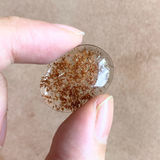 Mặt đá thạch anh ưu linh garden quartz cabochon stone, limited stone