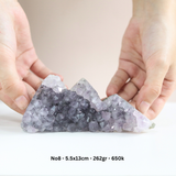 Hốc đá thạch anh tím biến thể độc đáo, năng lượng bình yên - Special Amethyst cluster