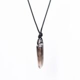 Vòng cổ thạch anh khói đơn giản - smoky quartz