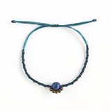 Vòng tay macrame đá Lapis Lazuli (Lưu ly) kiểu đơn giản
