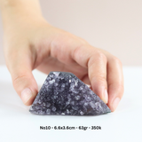Hốc đá thạch anh tím biến thể độc đáo, năng lượng bình yên - Special Amethyst cluster
