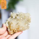 Hốc tinh thể thạch anh trắng tự nhiên - Clear quartz cluster