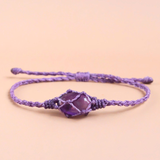 Vòng Tay Macrame Đá Tự Nhiên - Kiểu Dáng Mới Lạ Đơn Giản