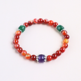 Vòng tay Emerald (Ngọc Lục Bảo) mix đá dành cho người mệnh Thổ