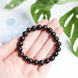 vòng tay hạt ngọc hồng lựu garnet 8li