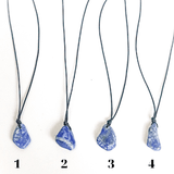 Vòng cổ lapis lazuli kiểu đơn giản