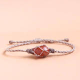 Vòng Tay Macrame Đá Tự Nhiên - Kiểu Dáng Mới Lạ Đơn Giản