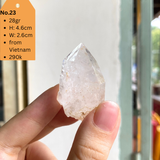 ĐÁ THẠCH ANH TRẮNG THÔ TỰ NHIÊN - 100% RAW & NATURAL CLEAR QUARTZ FROM VIETNAM