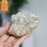 Hốc tinh thể thạch anh trắng tự nhiên - Clear quartz cluster