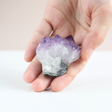 NEW HỐC ĐÁ TINH THỂ THẠCH ANH TÍM - AMETHYST CLUSTER