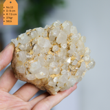 Hốc tinh thể thạch anh trắng tự nhiên - Clear quartz cluster