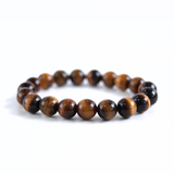 vòng tay hạt đá mắt hổ tiger's eye 10li