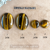 Mặt đá tiger's eye đá mắt hổ cabochon làm trang sức