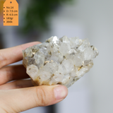 Hốc tinh thể thạch anh trắng tự nhiên - Clear quartz cluster