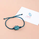 Vòng Tay Macrame Đá Tự Nhiên - Kiểu Dáng Mới Lạ Đơn Giản