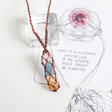 vòng cổ kết hợp 3 đá mang năng lượng may mắn và tình yêu